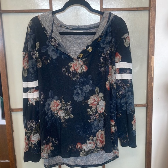 MAURICE 3/4 Button Up Sweater - Picture 1 of 2